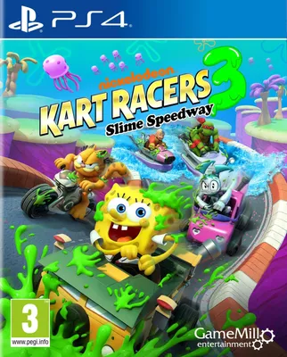 Produktbild von GameMill Entertainment Nickelodeon Kart Racers 3: Slime Speedway, PlayStation 4, RP (Rating Pending), Physische Medien