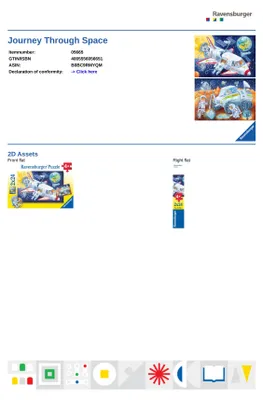 Image de Voyage dans l'espace Ravensburger 05665