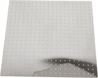 Obrázek produktu pro čtvercová dešťová sprchová hlavice z nerezové oceli, 50 x 50 cm, s efektem vodopádu a protikalkovými tryskami