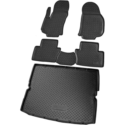 Produktbild von Fußmatten & Kofferraumwanne Set passend für  Opel Zafira B | 5-7 Sitze | BJ 2005-2014
