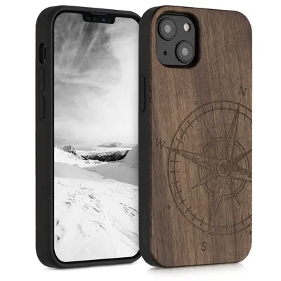 Imagen del producto de kwmobile KWM000013RB001C, funda, para Apple, iPhone 13, color marrón oscuro