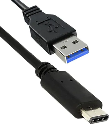 Zdjęcie produktu dla Nedis CCGB61650BK10, 1 m, USB C, USB A, USB 3.2 Gen 2 (3.1 Gen 2), 10 Gbit/s, Czarny
