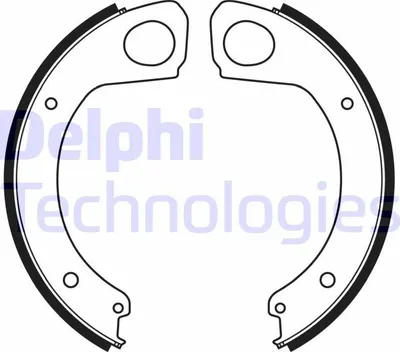 Image de DELPHI LS2174 Plaquettes de frein à main Frein à main 200mm