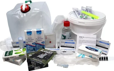 Image de Kit d'urgence BCB Bushcraft - kit de survie en seau pour les familles