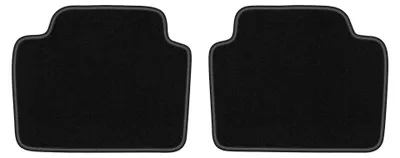 Produktbild von Velours-Fußmatten Hinten für BMW 4 F36 2014- (Gran coupe) – 2-tlg, Schwarz, passgenau – Wielganizator LUX