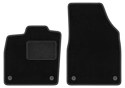 Immagine prodotto di Tappetini anteriori in moquette per Audi Q4 2021-2022 (E-tron) – 2 pezzi, neri, su misura – Wielganizator LUX