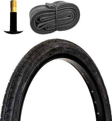 Produktbild von Meghna Fahrradreifen City Trekking Tour 1 Reifen 20 x 1,7" schwarz mit 1 Schlauch AV
