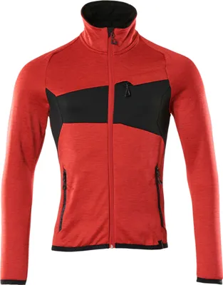 Produktbild von Mascot MASCOT® ACCELERATE Fleecepullover 18103 mit Reißverschluss Herren Gr. 4XL verkehrsrot/schwarz