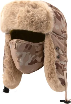 Produktbild von INF Winter Outdoor Fleece Gefütterte Verdickte Ohrenklappe für Kälte Khaki