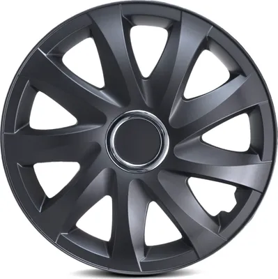 Obrázok produktu pre Poklopy Drift Matt Black 14" Sada 4 lemov kolies