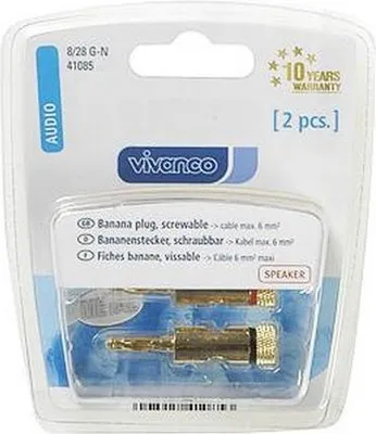Image de ViVanco™8/28 G-N Banana male Or, Argent