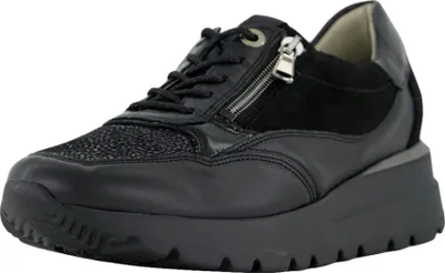 Produktbild von Waldläufer Komfort Schnürschuhe Stretch Damen 31363339373435 Schwarz 38 EU