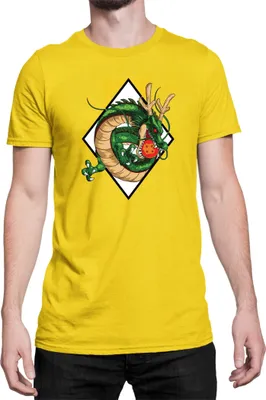 Produktbild von Herren T-Shirt Dragon Anime Manga Ball Z Shenron 01, Man 2XL / Gelb