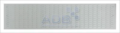 Produktbild von ADB Schlitzplatte, waagerecht, L 1975 mm in Lichtgrau
