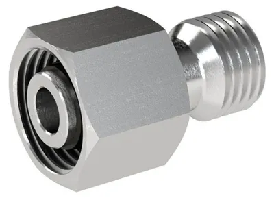 Produktbild von Riegler Reduzierung, Rohr-Außen-Ø Zapfen 15 mm, Muffen 6 mm, ES 1.4571