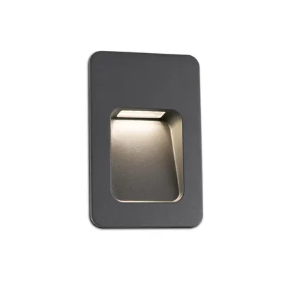 Produktbild von Faro 70399, Außen-Bodenbeleuchtung, Dunkles Grau, Aluminium, IP44, II, 2,9 W