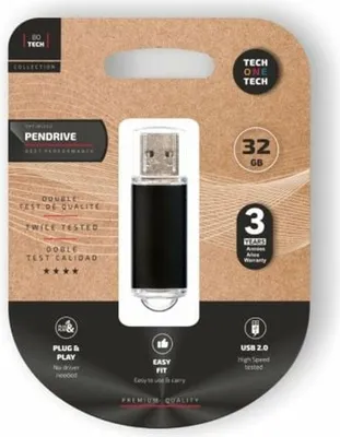 Zdjęcie produktu dla Pendrive Tech One Tech TEC3008-32 Czarny 32 GB