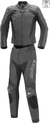 Immagine prodotto di Büse Assen Tuta in pelle da moto 2 pezzi da donna, nero, 34