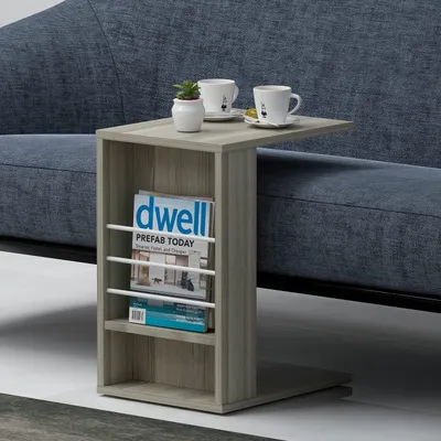 Produktbild von HOMIDEA Willy Beistelltisch Couchtisch Sofatisch Wohnzimmertisch Modernes Design (Avola)