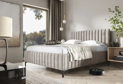 Obrázok produktu pre Manželská posteľ 180x200 EGONA - béžová