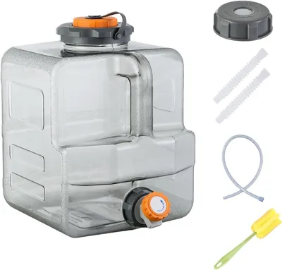 Productafbeelding van Watertank met kraan 20 l, voor camping, kunststof, afsluitbare tap