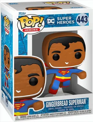 Produktbild von DC Super Heroes - Gingerbread Superman 443 - Funko Pop! Vinyl Figur