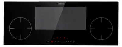 Produktbild von Klarstein Induktionskochfeld, Glaskeramik Kochfeld, Induktionskochfeld mit 4 Platten, Einbau-Induktionskochfeld mit Touch-Display, Digitalanzeige und Timer-Funktion, Schnelles Aufheizen, 7000 Watt