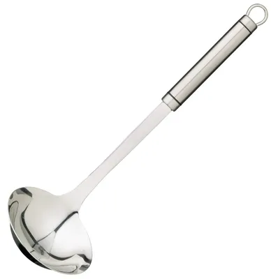 Suppenlöffel aus Edelstahl, 33 cm, mit Aufhängeloch