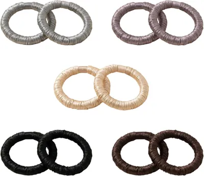 Produktbild von 10 Stück Seiden Haargummi Dünn Satin Scrunchies Klein Elastisch für Pferdeschwanz Sanfte Seide Haarschmuck für Damen Mädchen mit Feinem Haar Ohne Haarbruch