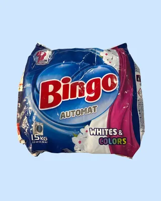 Produktbild von Bingo Automat Waschpulver Weiß & Bunt 1,5 kg – Strahlende Sauberkeit & Farbfrische