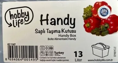 Produktbild von Aufbewahrungsbehälter Aufbewahrungsbox Transparentbox Kunststoffbox Klappbox Plastikbox mit Griffen 13L