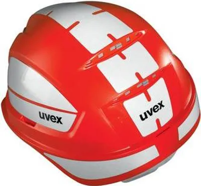 Image de Casque de protection uvex pheos B-S-WR 9772334 rouge avec aérations