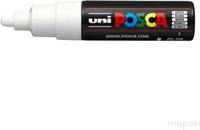 Zdjęcie produktu dla POSCA PC7M BL POSCA Pigmentmarker PC-7M, weiß