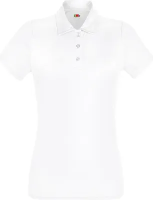 Immagine prodotto di Polo Fruit Of The Loom Donna Kurzarm BC3480 (Grande) (Bianco)