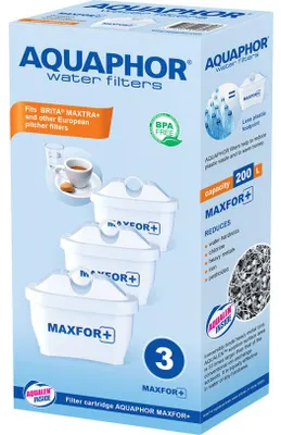 Zdjęcie produktu dla AQUAPHOR Aquaphor Maxfor+ vedensuodatin, 3 kpl