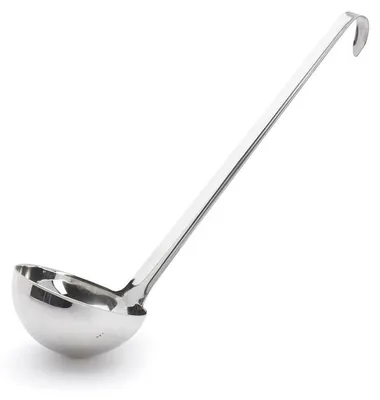 Pollepel aus Edelstahl, grau, 45 x 13,49 x 12,49 cm