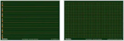 Produktbild von BRUNNEN Schreibtafel Scolaflex Lin. A0 | grün - ein Stück