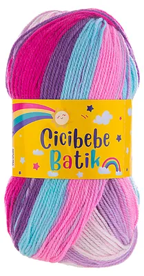 100g Farbverlaufsgarn Cicibebe Batik 30 Cupcake