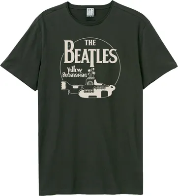 Produktbild von Amplified - "Yellow Submarine" T-Shirt für Herren/Damen Uni GD2235 (XS) (Holzkohle)