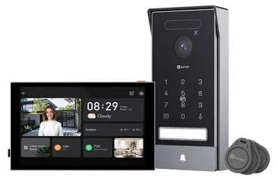 Image de EZVIZ HP7 PRO 4K système vidéophone 20,3 cm (8") Noir, Gris