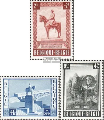Produktbild von Briefmarken Belgien 1954 Mi 989-991 (kompl.Ausg.) gestempelt Nationaldenkmal
