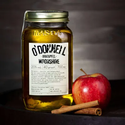 Produktbild von O'Donnell Moonshine Bratapfel 700ml 20% Vol.
