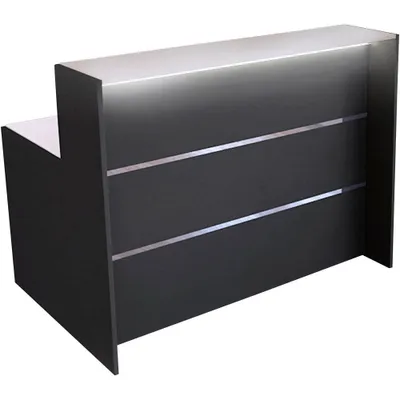 Produktbild von Kerkmann Empfangstheke BARI gerade, anthrazit, weiß 140,0 x 95,0 x 112,0 cm