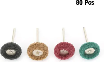 Obrázok produktu pre 80 ks 25 mm brúsnych koliesok kefka leštenie Pad leštenie leštenie Wheel Kit