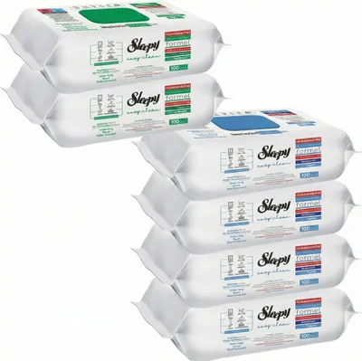 Zdjęcie produktu dla Sleepy Easy Clean Feuchttücher 2x Grün + 4x Blau