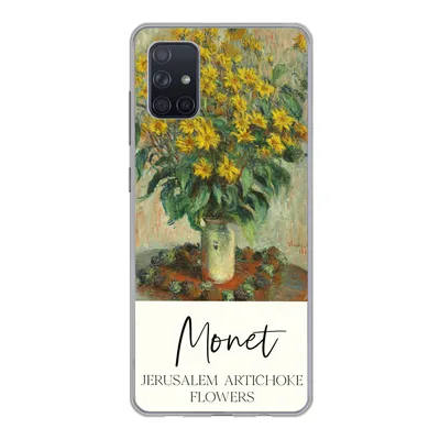 Produktbild von MuchoWow® Handyhülle Schutzhülle Hülle für Samsung Galaxy A71 Alte Meister - Malerei - Monet Silikon Softcase Handy Hülle - Kartenbesitzer
