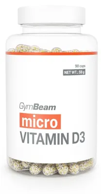 Produktbild von GymBeam - Micro Vitamin D3 (2000 IU), 90 Tabletten