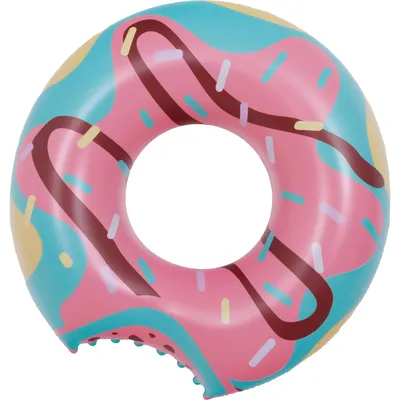 Produktbild von SunClub Schwimmring aufblasbar Donut 125 x 120,5 cm bunt mit Sicherheitsventil