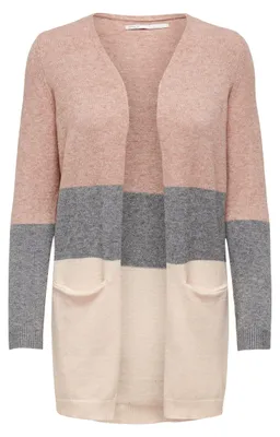 Produktbild von ONLY 15158746, Cardigan, Erwachsener, Weiblich, Pink, S, Machine wash half load short spin cycle at 30°C Do not bleach Do not tumble dry Low temp. iron....