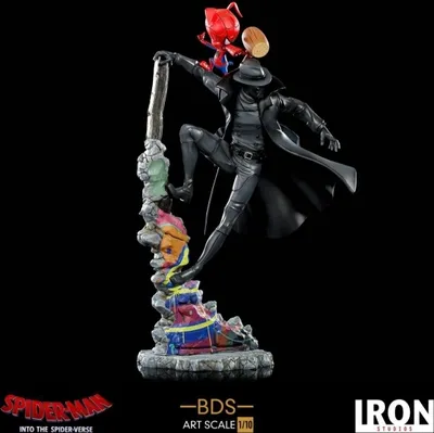 Produktbild von Spider-Man: A New Universe BDS Art Scale Deluxe Statue 1/10 Noir & Spider-Ham 27 cm